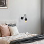 Opviq Alaaddin - 3191 Lámpara de pared negra